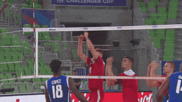 Jump Hit GIF by Volleyball World