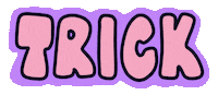 Trick Or Treat Halloween Sticker by Poppy Deyes
