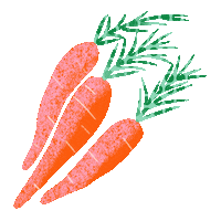 Food Orange Sticker by Zoe Wodarz