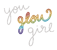 Girl Glow Sticker by acroyoya