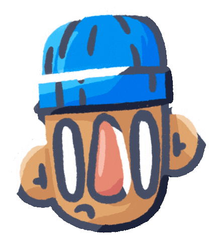 Face Head Sticker by Jimmy Jamone