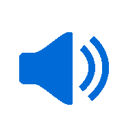 commend_life blue sound volume blau Sticker