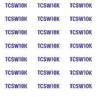 TCSW10K_Bangaluru running event hashtag bengaluru Sticker