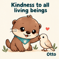 Be Kind Friendship GIF by Otto the Otter by GleeSpace