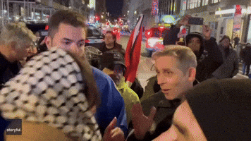 Alec Baldwin Gets Into Heated Argument With Protesters at Pro-Palestinian Rally