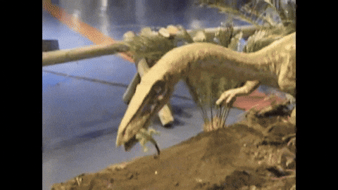 Mugcake giphyupload 2017 dinosaur 2010s GIF