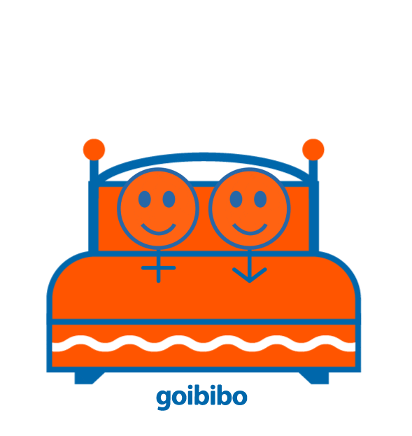 goibibo giphyupload goibibo couplefriendly goibibocouplefriendlyrooms getaroom travel hotelroom couple goibibotravel Sticker