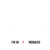 monte-carlo frame Sticker by Vadim Blaustein
