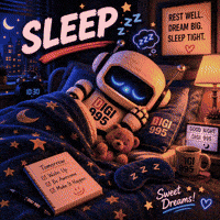 Sweet Dreams Sleeping GIF by Digi 995