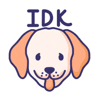 dog idk Sticker by Puppr