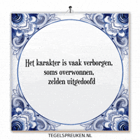 Trots Verandering GIF by Tegelspreuken.nl