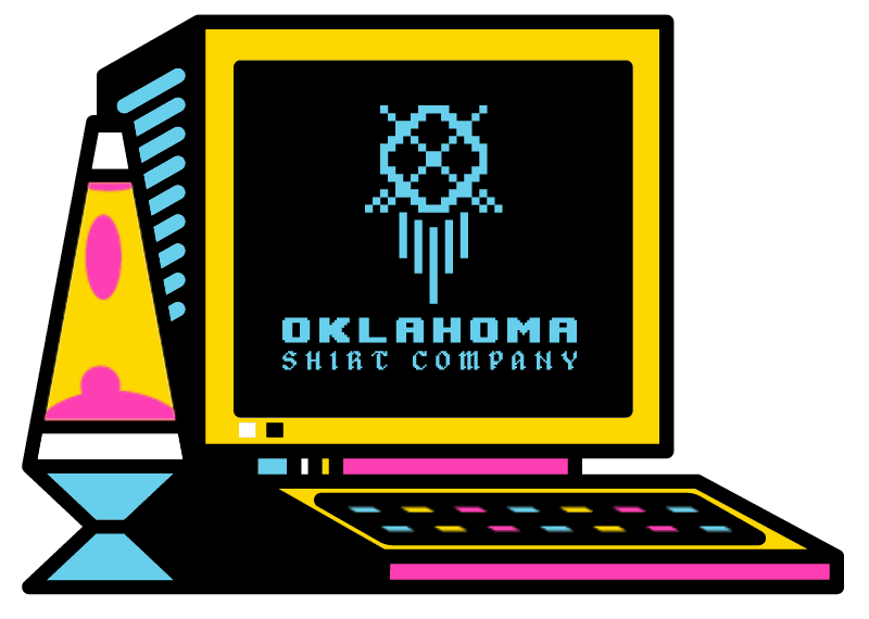Oklahoma_Shirt_Company giphyupload glitch design computer Sticker