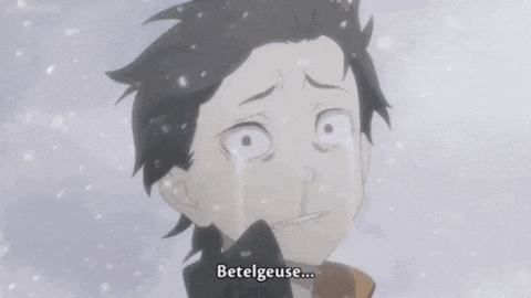 Sad Re Zero GIF
