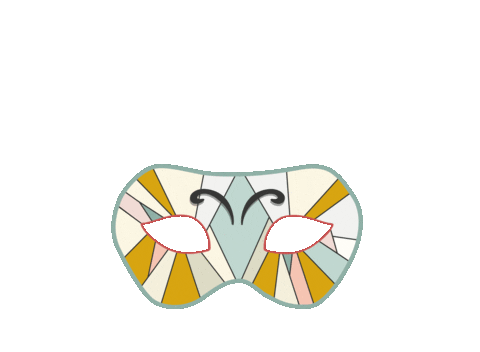 Mardi Gras Party Sticker