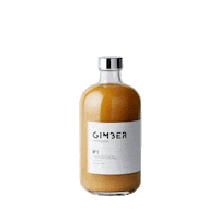 gimberdrink shots ginger gingershot ginger shot Sticker