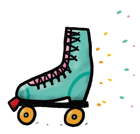 Rollerskate Skating Sticker