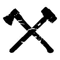 Sticker by Axe & Sledge