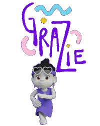 Grazie Di Cuore Sticker by Zhotcita