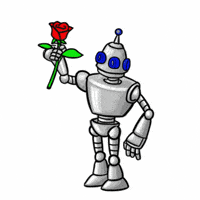 Rose Robot GIF by Preneura