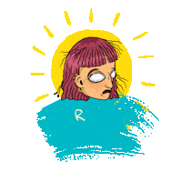 depressedcitizens good morning sun morning nft Sticker