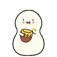 Lorang honey nom nom munch munch lorang Sticker