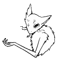 Cat Dark Sticker