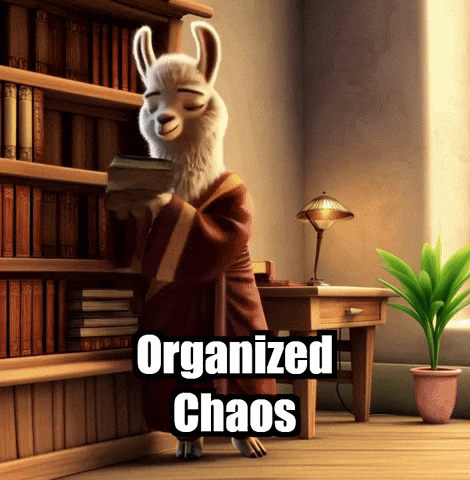 Organized Chaos GIF by dalaillamazen