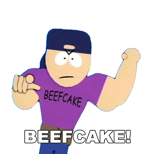 Beefcake Sticker by South Park