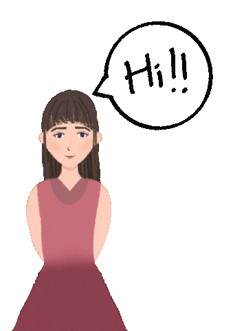azkadell girl hello pink hi Sticker