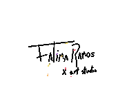 fatimaramosartstudio signature fatimaramosartstudio fatimaramos Sticker