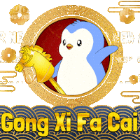 Chinese New Year Penguin Sticker by Pudgy Penguins