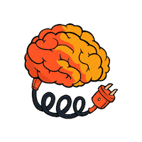 Training Brain Sticker by Agência Mango