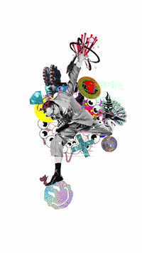 Artist Falling GIF by hubcollage