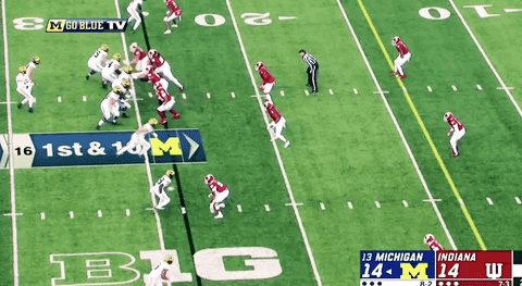 Go Blue College Football GIF by Michigan Athletics