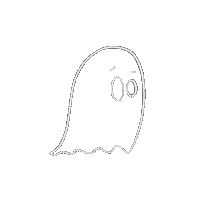 Ghost Boo Sticker