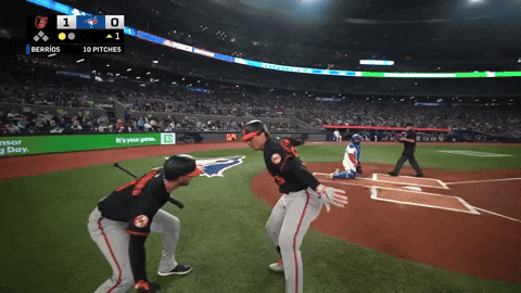 High Five Baltimore Orioles GIF by MLB