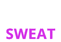 First We Sweat Then We Shop Sticker by Haute Barre Studio