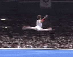 artistic gymnastics 80s GIF