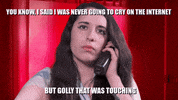 artsplained sad cry phone internet GIF