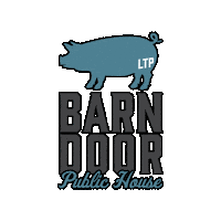 barndoorpublic ltp bdph barn door public house Sticker