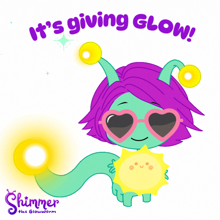 Summer Glow GIF by ShimmertheGlowworm