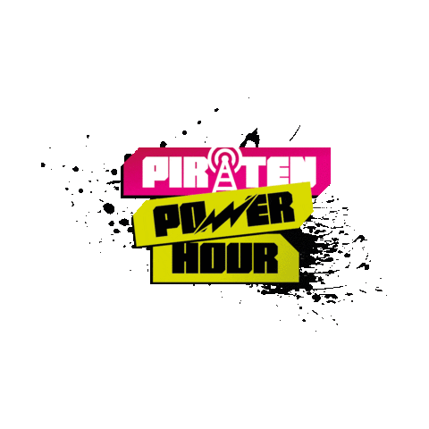 PiratenPowerHour giphyupload geheime zender etherpiraten piraten power hour Sticker