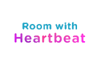 HostelHunting hh hhplus room with heartbeat Sticker