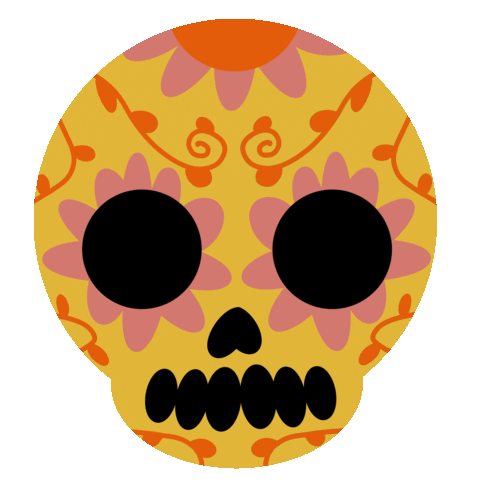 Day Of The Dead Halloween Sticker