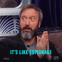 suspicious celebrity big brother GIF by Big Brother After Dark