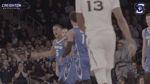 lets go clap GIF by Creighton University Athletics