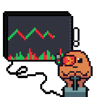 Crypto Invest Sticker by Memeland by 9GAG