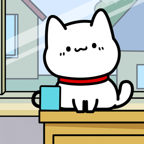 White Cat GIF by Lord Tofu Animation