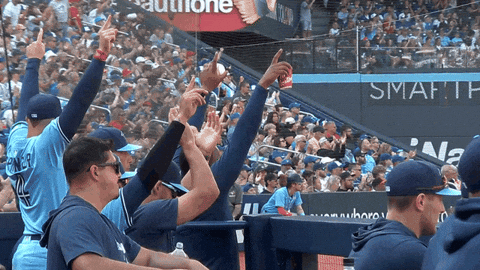 Celebrate Blue Jays GIF by Toronto Blue Jays