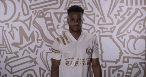 Soccer Wink GIF by Atlanta United